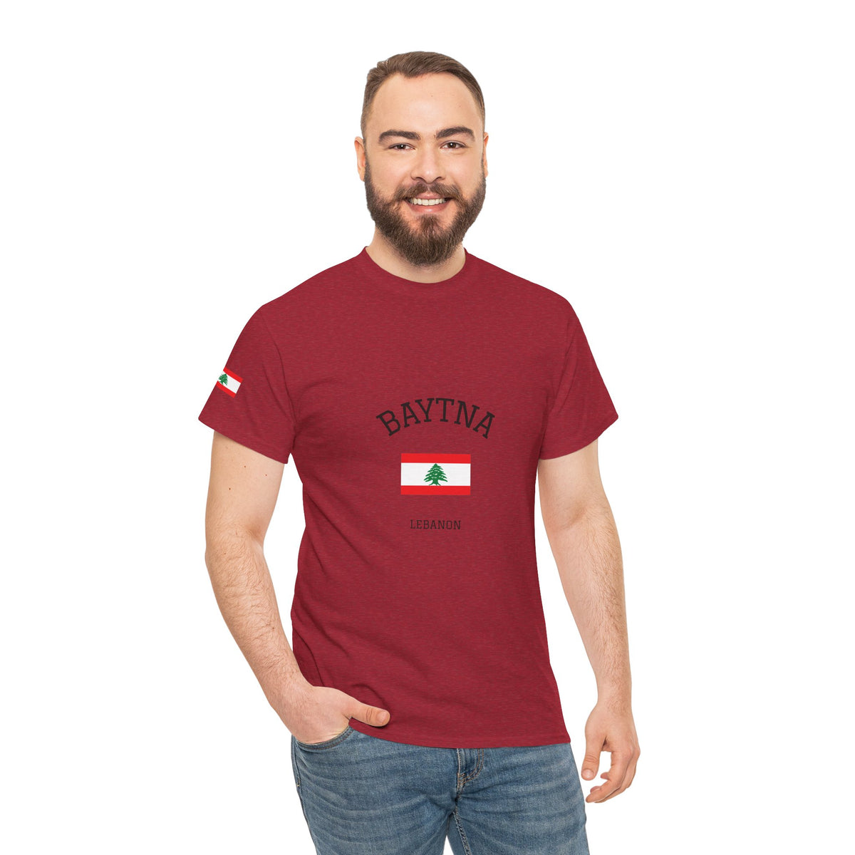 Baytna | بيتنا — Lebanese Heritage Art T-Shirt Featuring an Original Painting by Ali Hadid