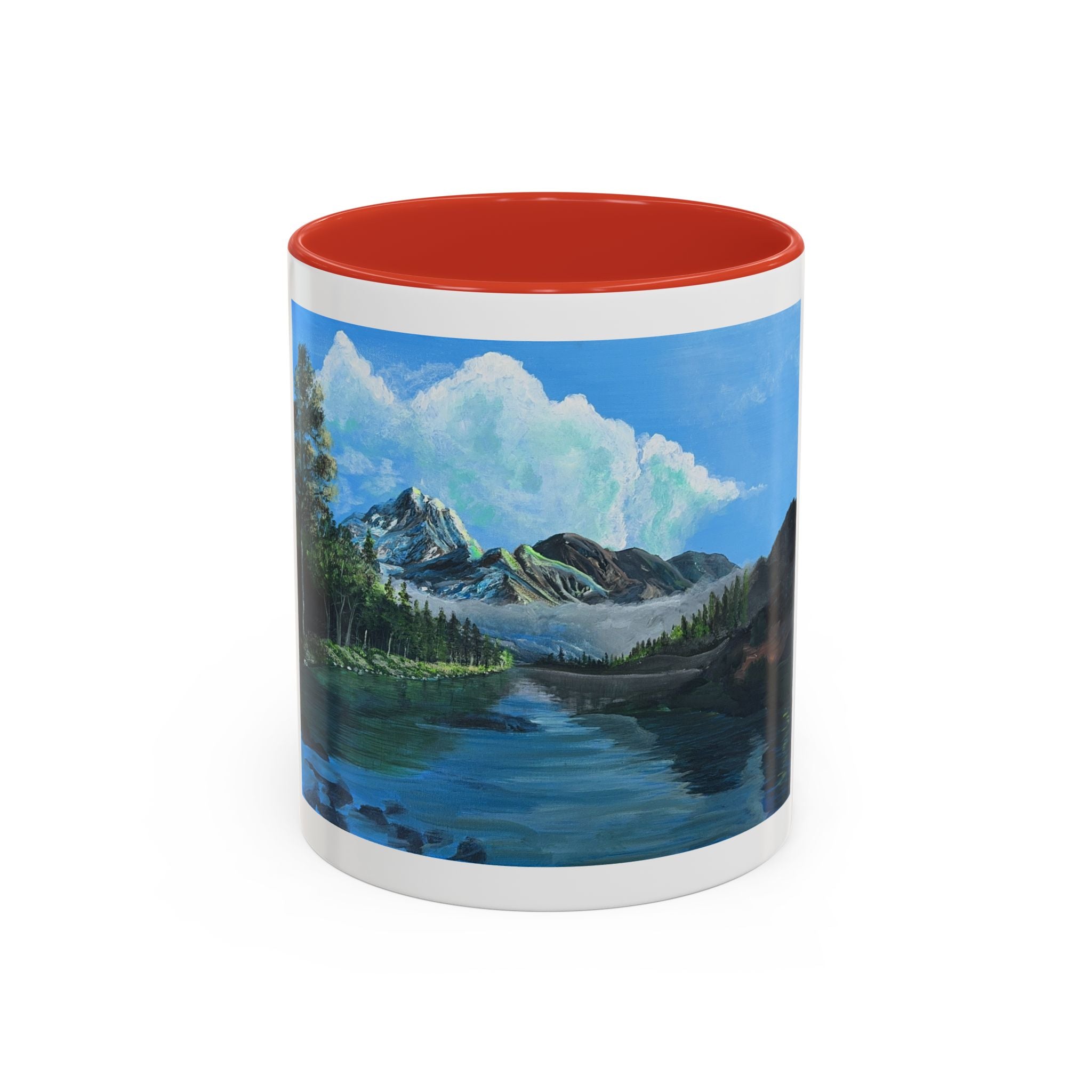 Sukoon Al Jibal | سكون الجبال — Lebanese Mountain Art Mug by Ali Hadid