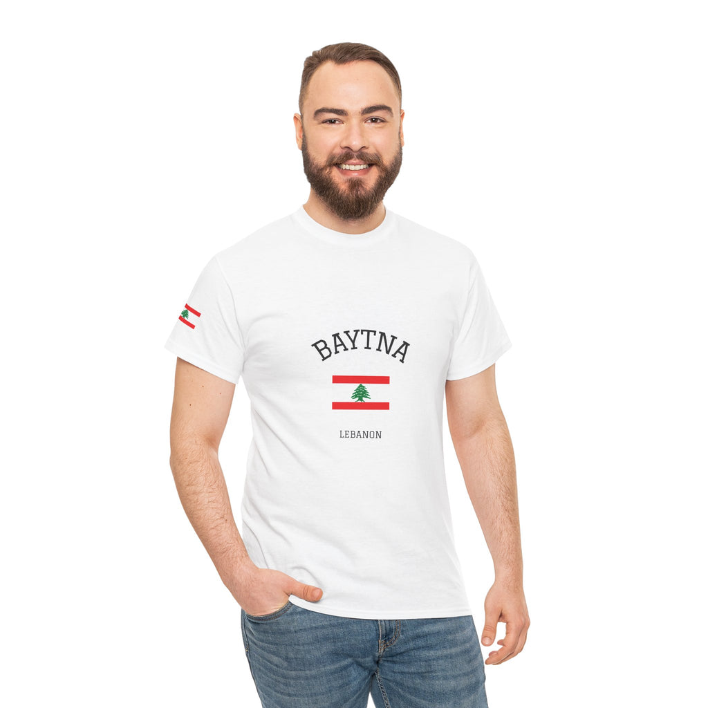 Baytna | بيتنا — Lebanese Heritage Art T-Shirt Featuring an Original Painting by Ali Hadid