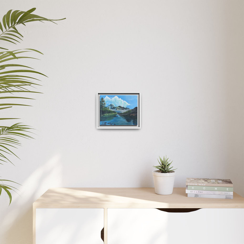 Sukoon Al Jibal | سكون الجبال — Framed Mountain Landscape by Ali Hadid