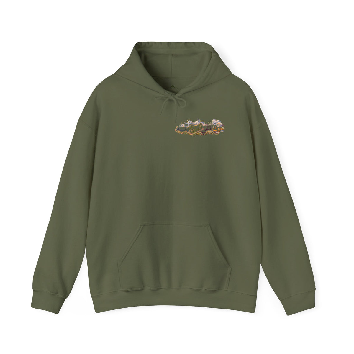 Where the Meadows Meet the Sky | حيث تلتقي المروج بالسماء — Ali Hadid Art Hoodie