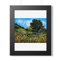 Where the Meadows Meet the Sky | حيث تلتقي المروج بالسماء — Ali Hadid Framed Art Poster