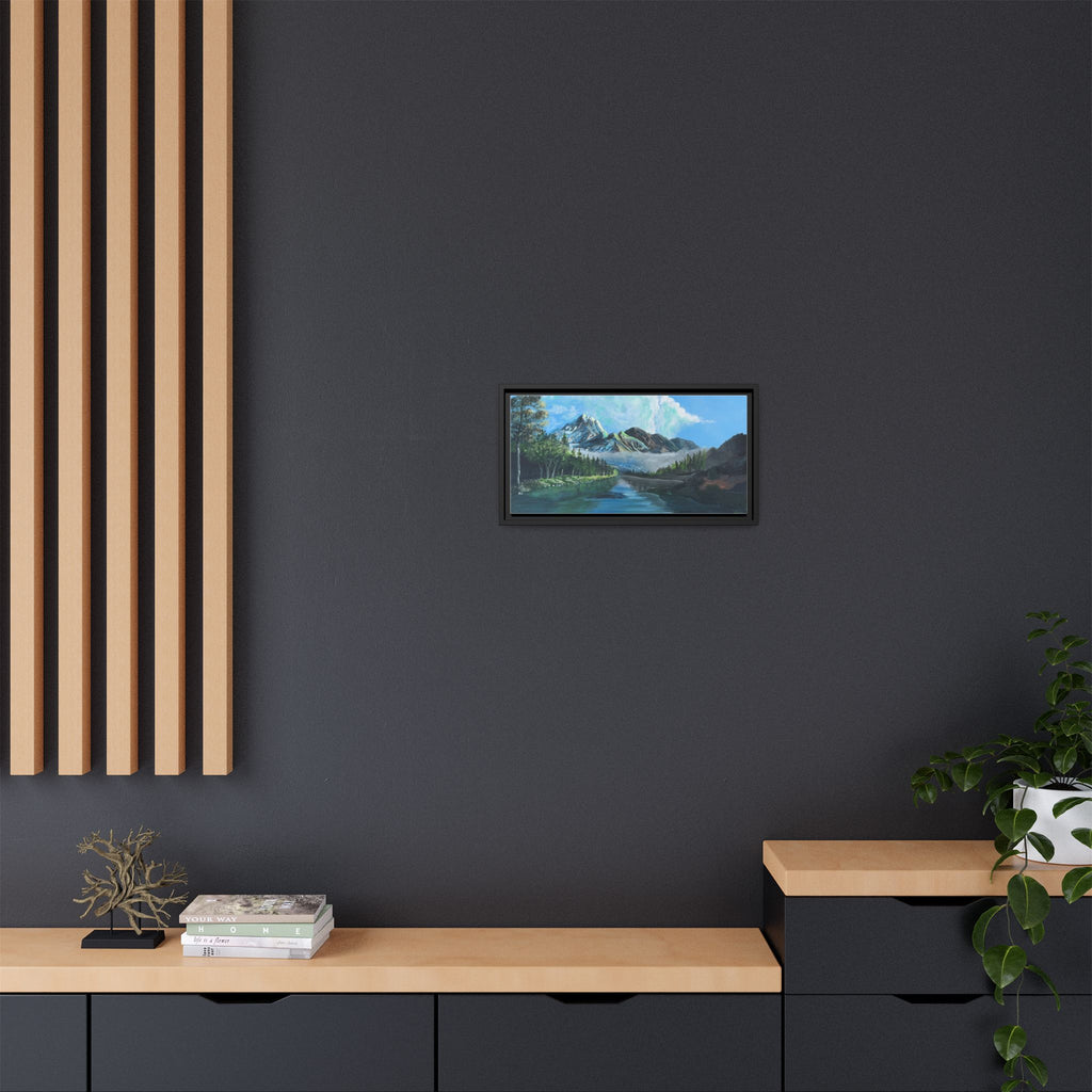Sukoon Al Jibal | سكون الجبال — Framed Mountain Landscape by Ali Hadid