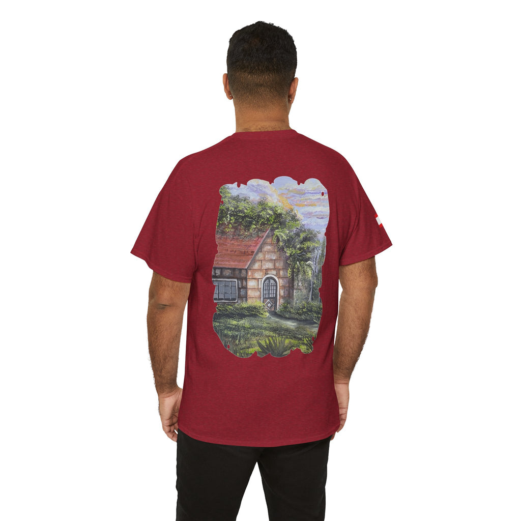 Baytna | بيتنا — Lebanese Heritage Art T-Shirt Featuring an Original Painting by Ali Hadid