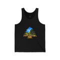 Where the Meadows Meet the Sky | حيث تلتقي المروج بالسماء Tank Top — Lebanese Landscape Art