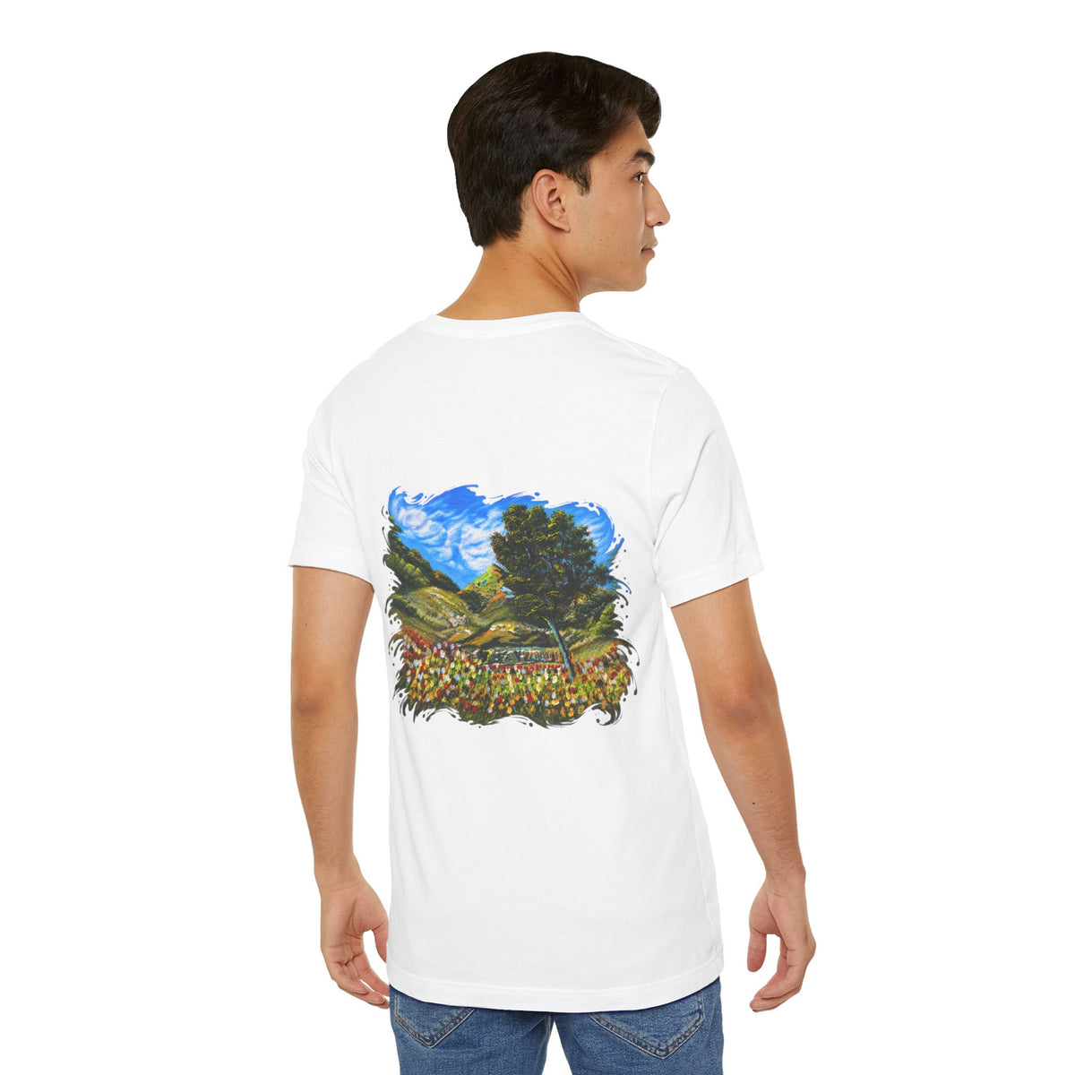 Lebanon Inspired: Where Meadows Meet the Sky | مستوحى من لبنان: حيث تلتقي المروج بالسماء — Art T-Shirt