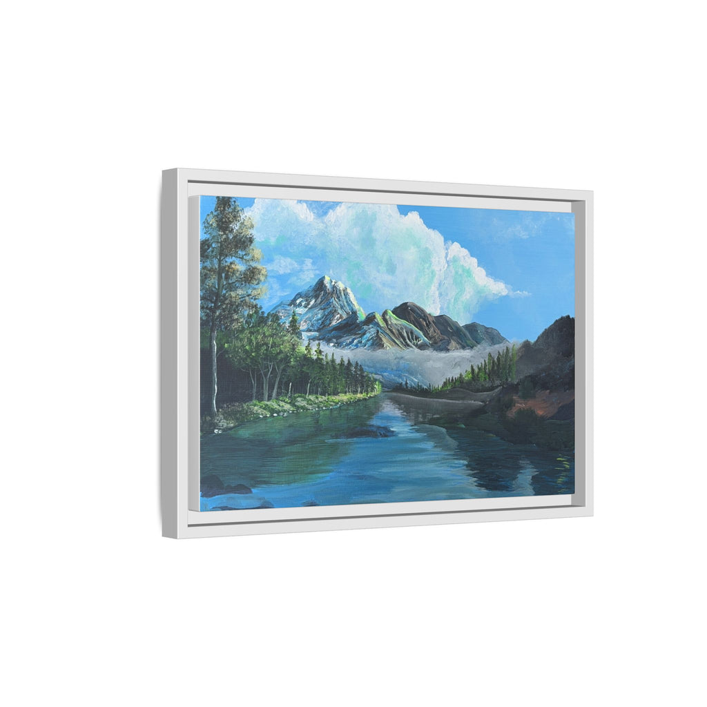 Sukoon Al Jibal | سكون الجبال — Framed Mountain Landscape by Ali Hadid