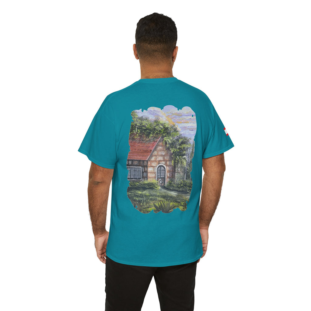 Baytna | بيتنا — Lebanese Heritage Art T-Shirt Featuring an Original Painting by Ali Hadid