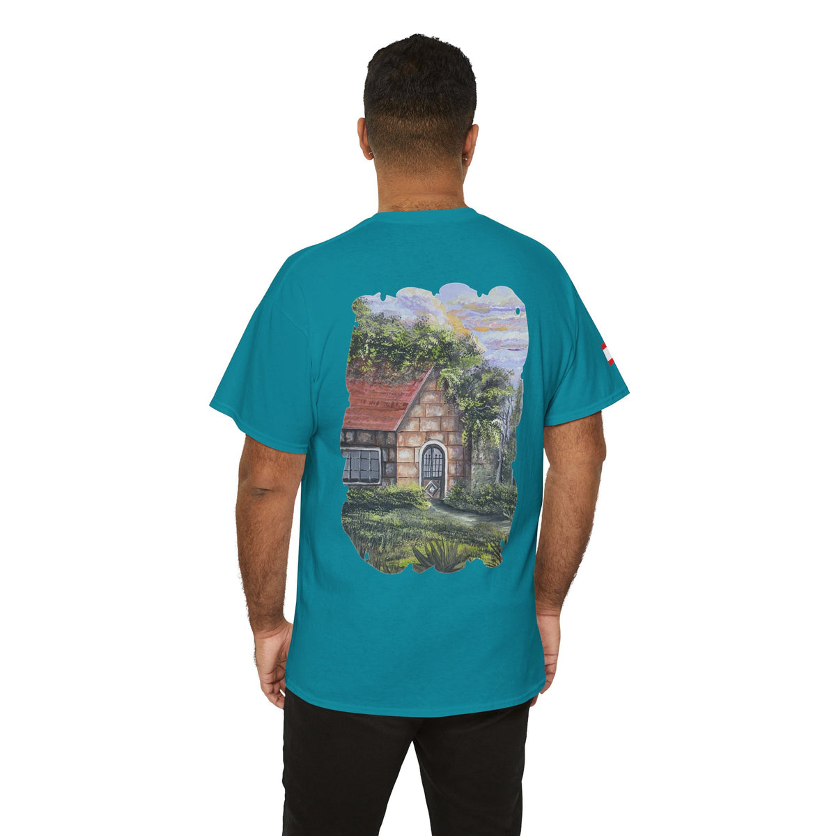 Baytna | بيتنا — Lebanese Heritage Art T-Shirt Featuring an Original Painting by Ali Hadid
