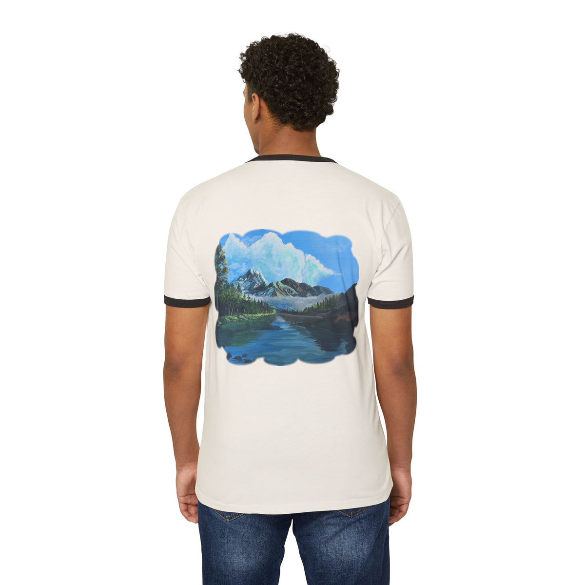 Sukoon Al Jibal | سكون الجبال — The Stillness of the Mountains Art T-Shirt