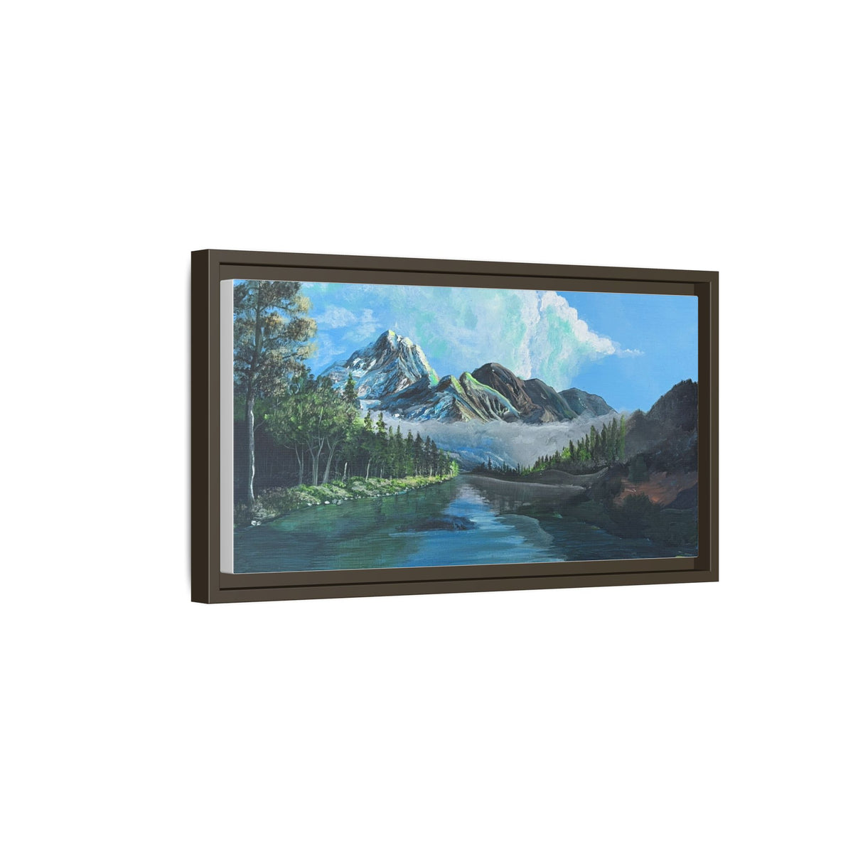 Sukoon Al Jibal | سكون الجبال — Framed Mountain Landscape by Ali Hadid