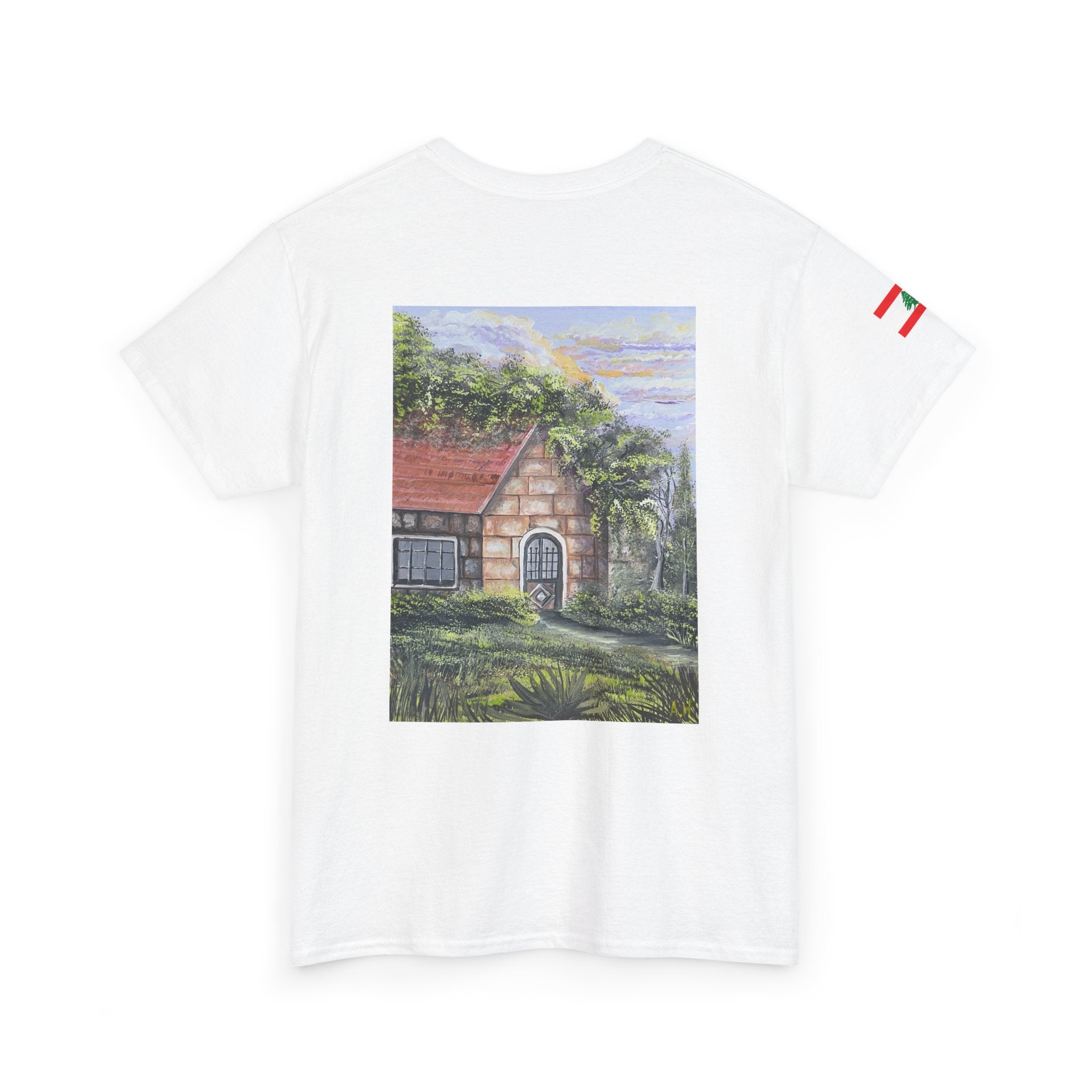 Baytna | بيتنا — Lebanese Heritage Art T-Shirt Featuring an Original Painting by Ali Hadid