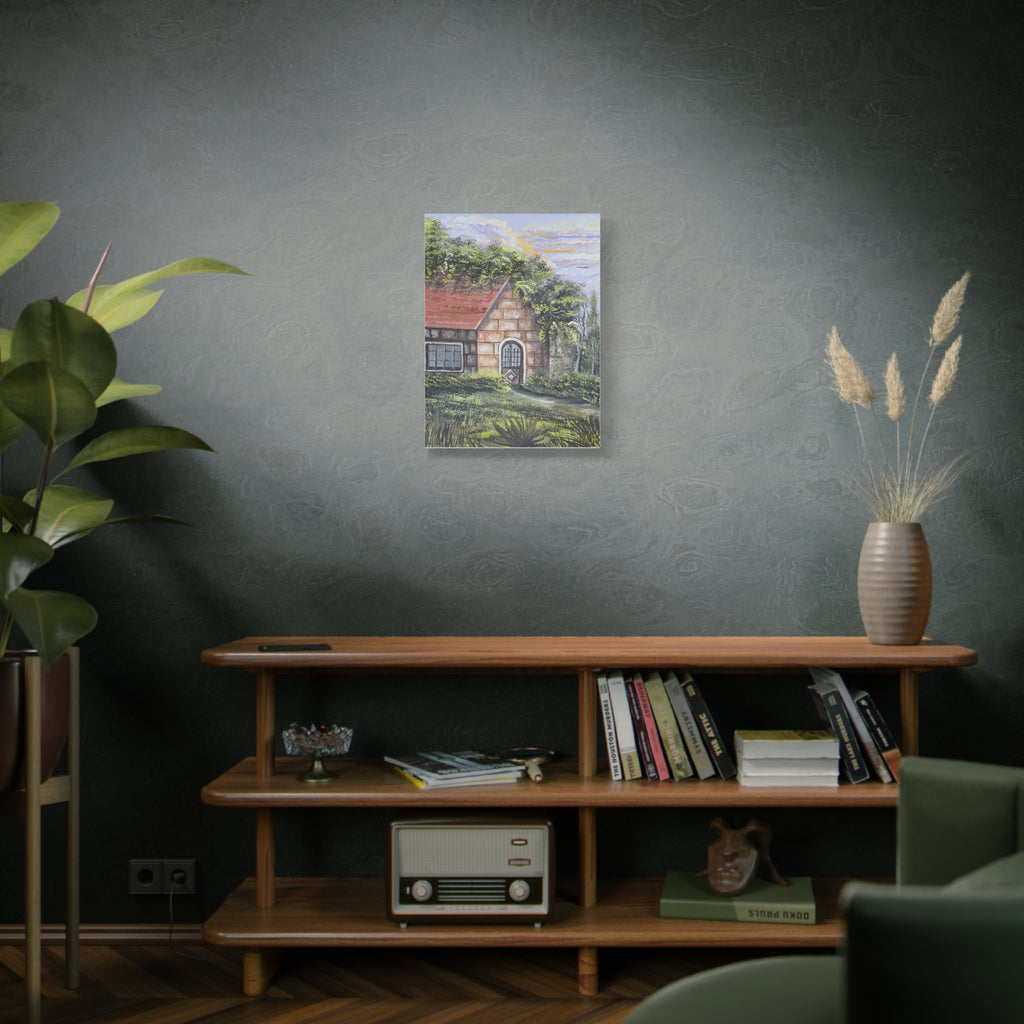 Baytna | بيتنا — Lebanese Stone House Canvas Featuring an Original Painting by Ali Hadid