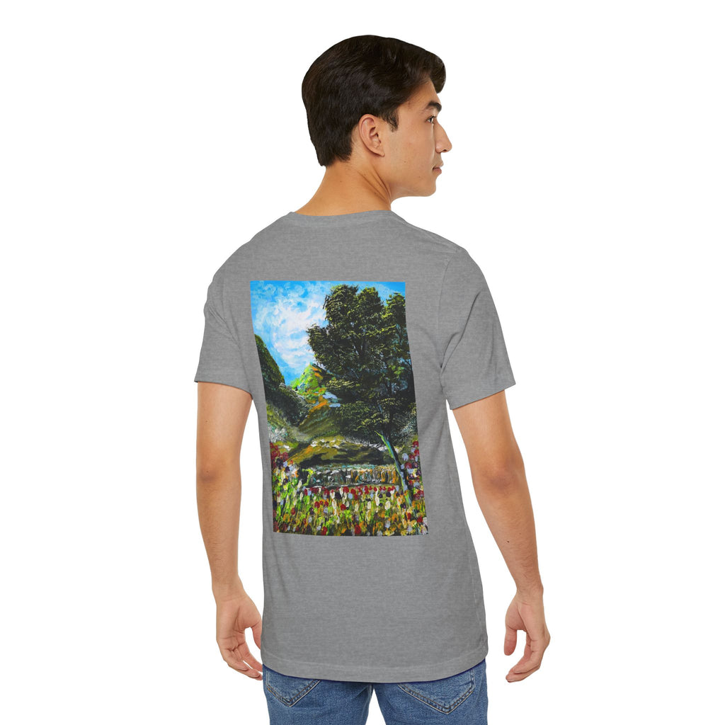 Lebanon Inspired: Where Meadows Meet the Sky | مستوحى من لبنان: حيث تلتقي المروج بالسماء — Art T-Shirt
