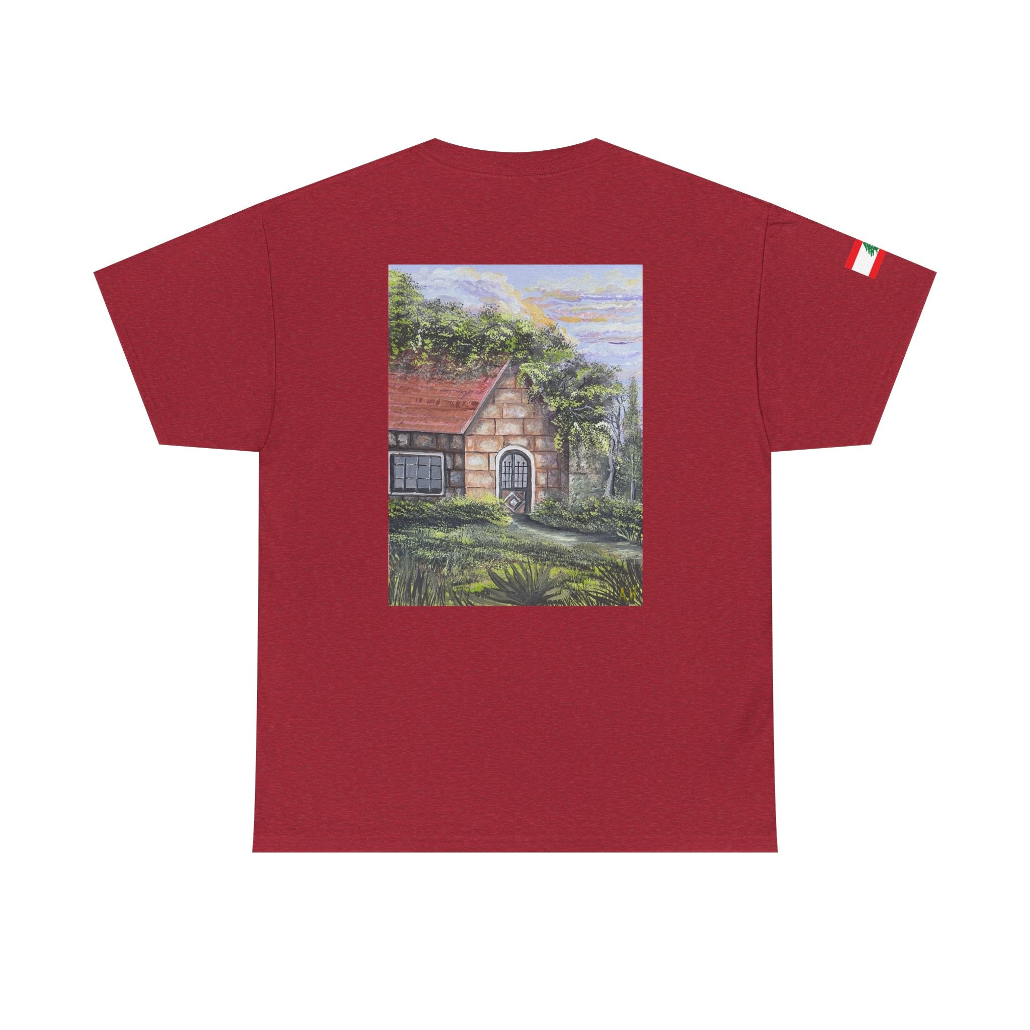 Baytna | بيتنا — Lebanese Heritage Art T-Shirt Featuring an Original Painting by Ali Hadid