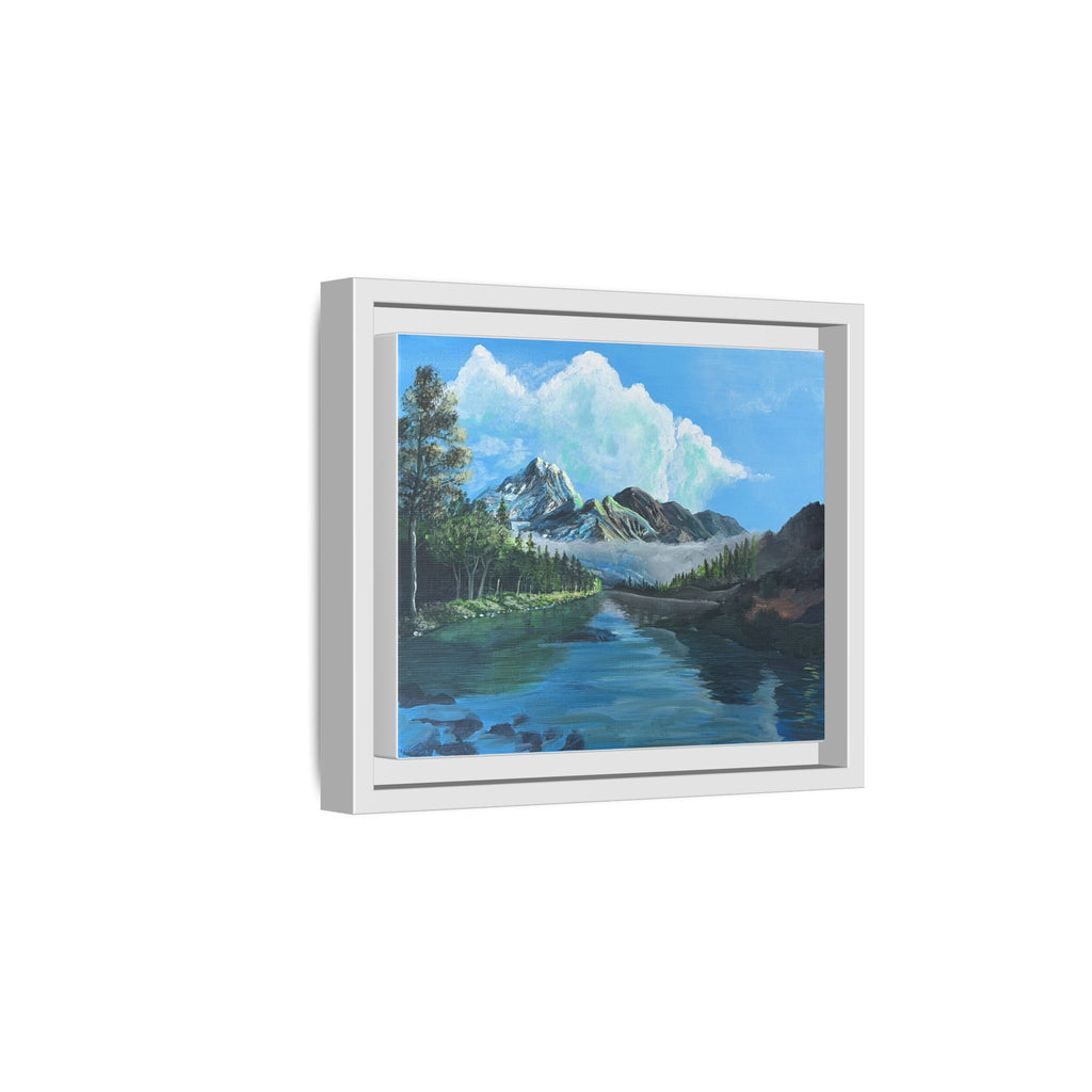 Sukoon Al Jibal | سكون الجبال — Framed Mountain Landscape by Ali Hadid