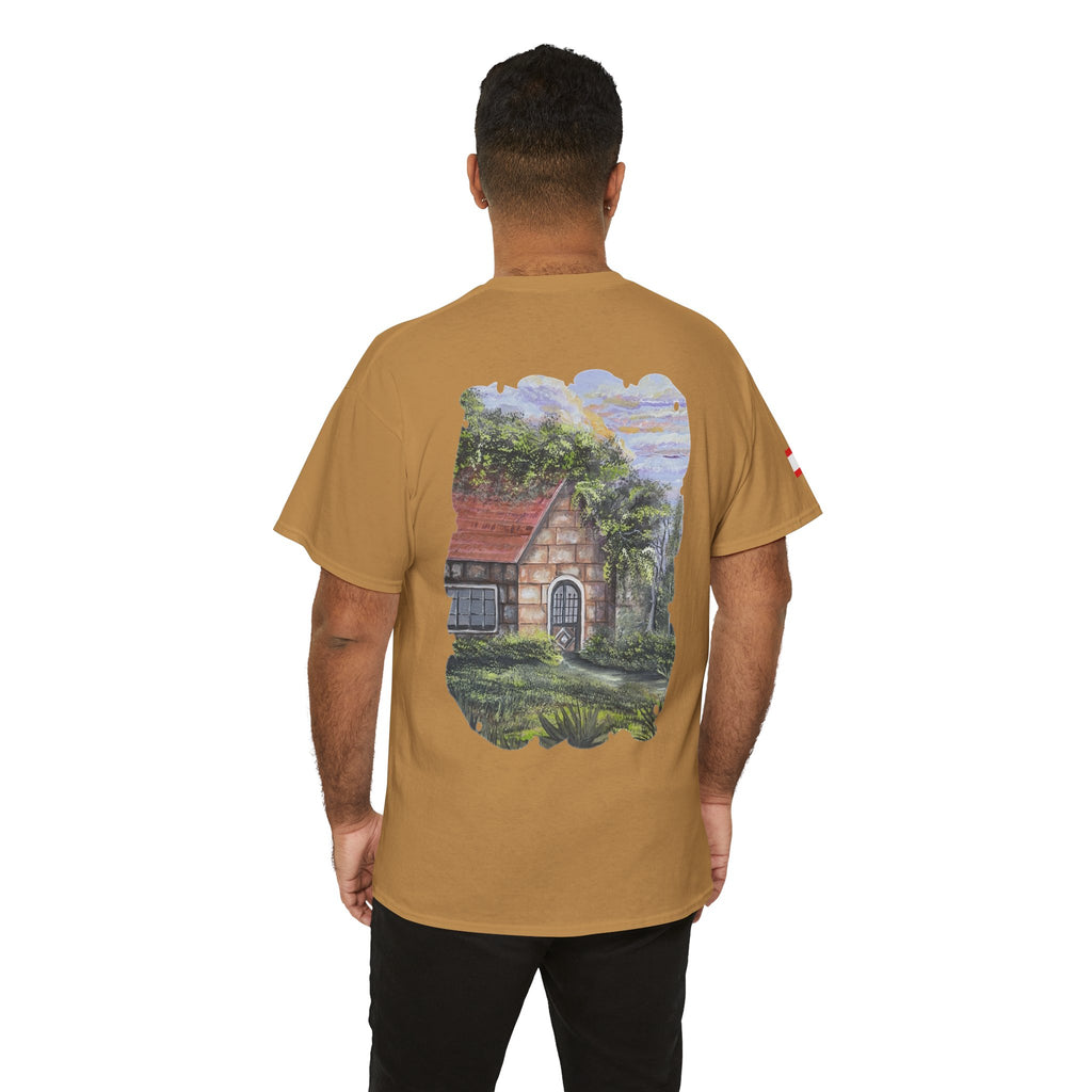 Baytna | بيتنا — Lebanese Heritage Art T-Shirt Featuring an Original Painting by Ali Hadid