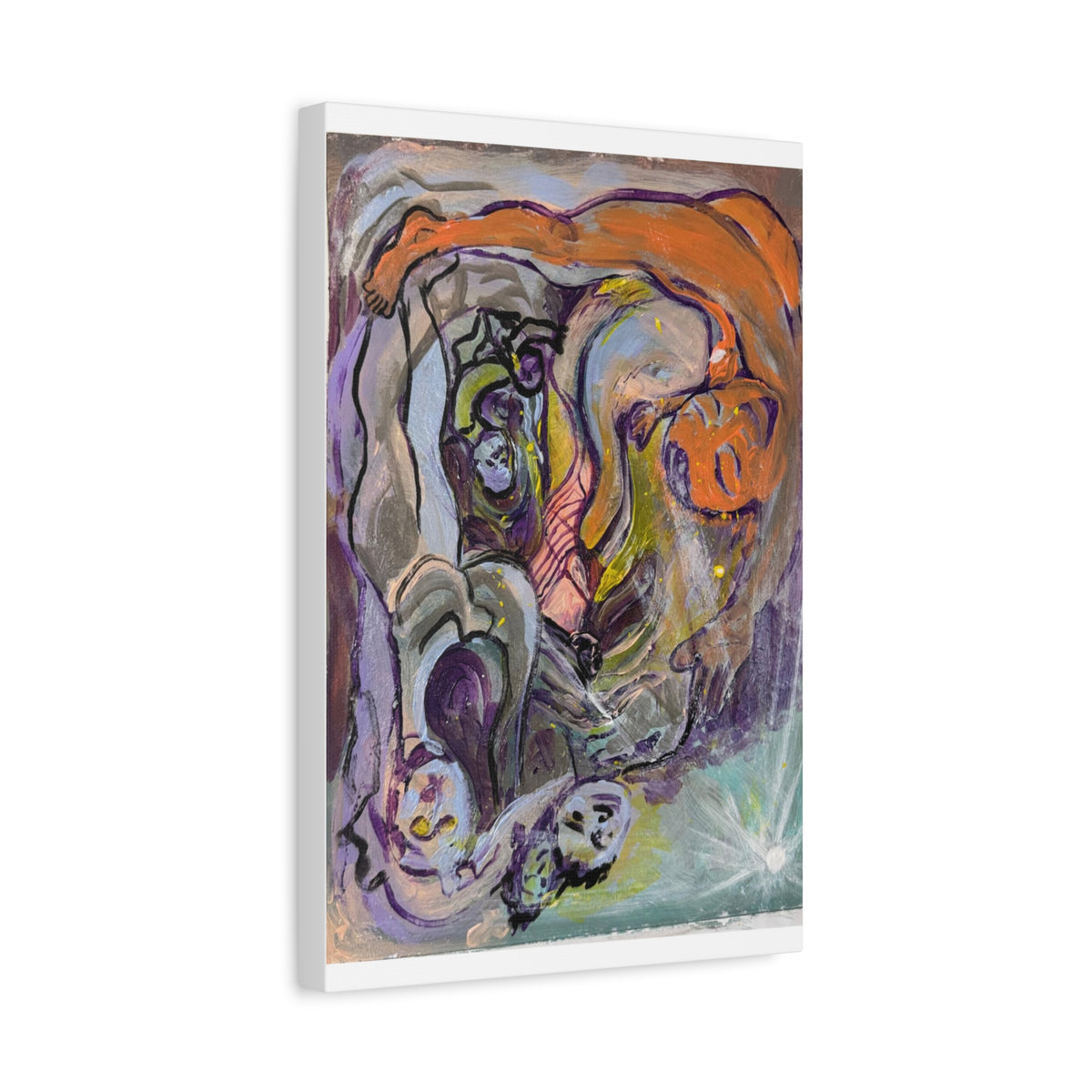 Echoes of the Ancestors | أصداء الأجداد — Lebanese Abstract Canvas Art