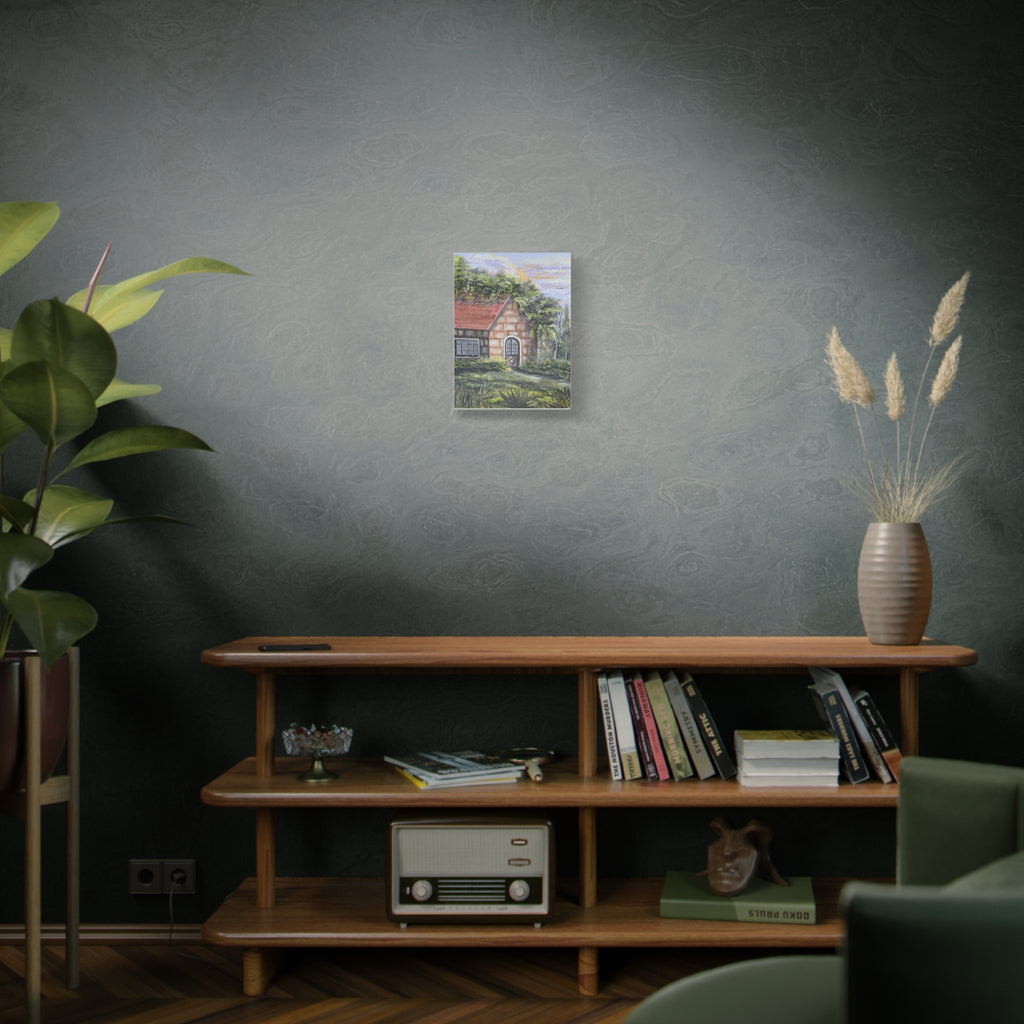 Baytna | بيتنا — Lebanese Stone House Canvas Featuring an Original Painting by Ali Hadid