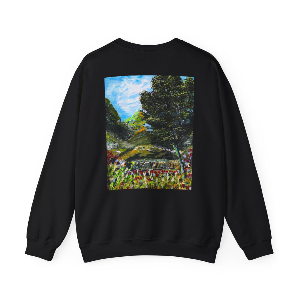 Where Meadows Meet the Sky | حيث تلتقي المروج بالسماء — Art Crewneck Sweatshirt
