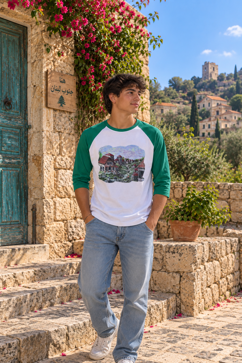 Ahl El Dar | أهل الدار — Ali Hadid Art Raglan Shirt